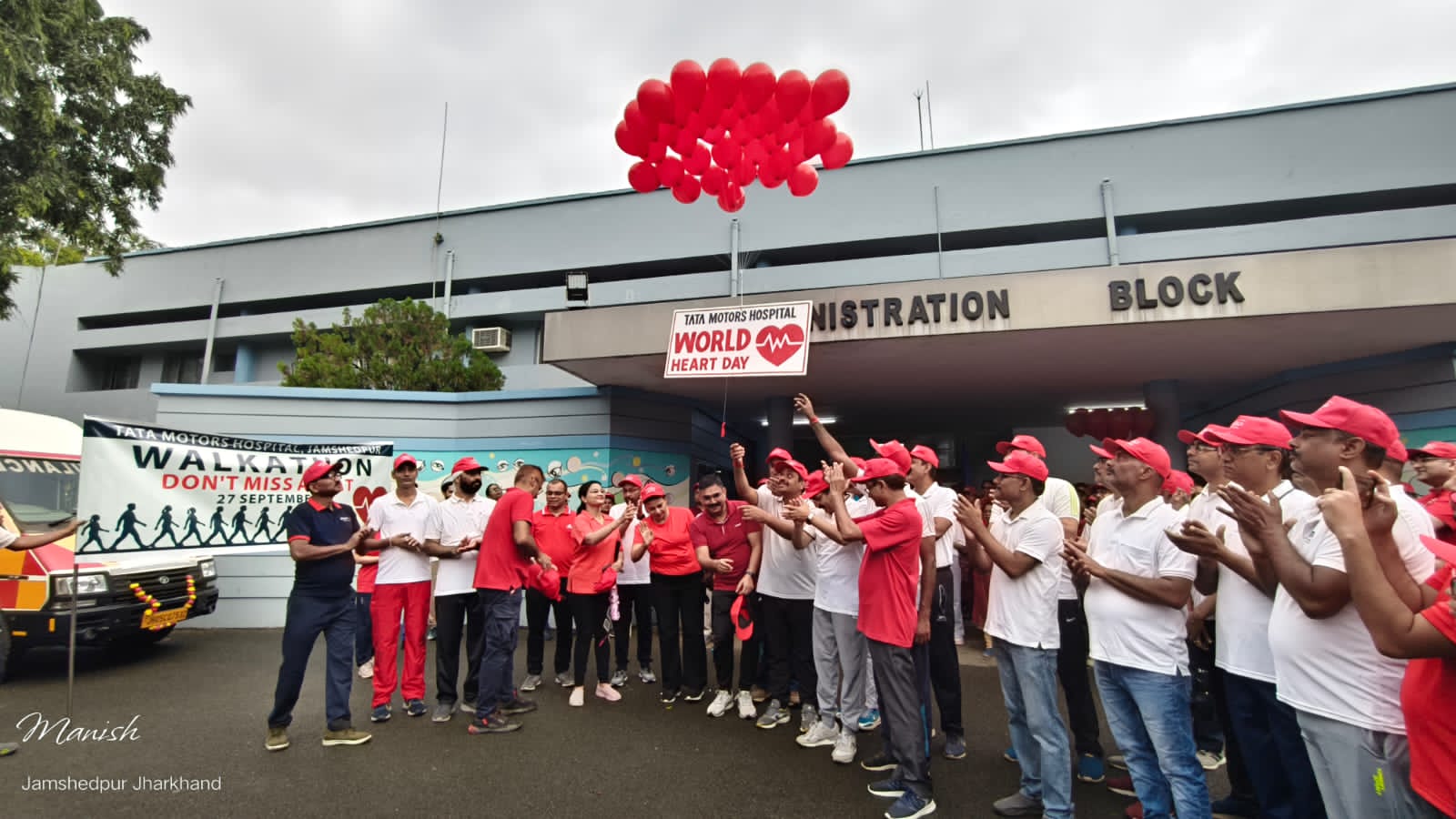 टेल्को में दिल के लिए दौड़ आयोजित