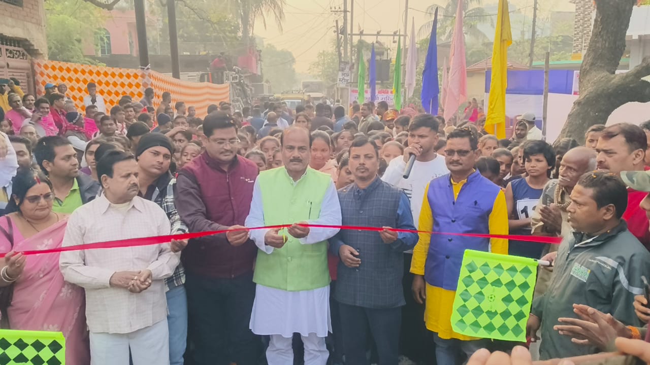 संथाल परगना स्तरीय क्रॉस कंट्री सीजन-4 महिला दौड़ प्रतियोगिता संपन्न,गोड्डा की काजल कुमारी प्रथम