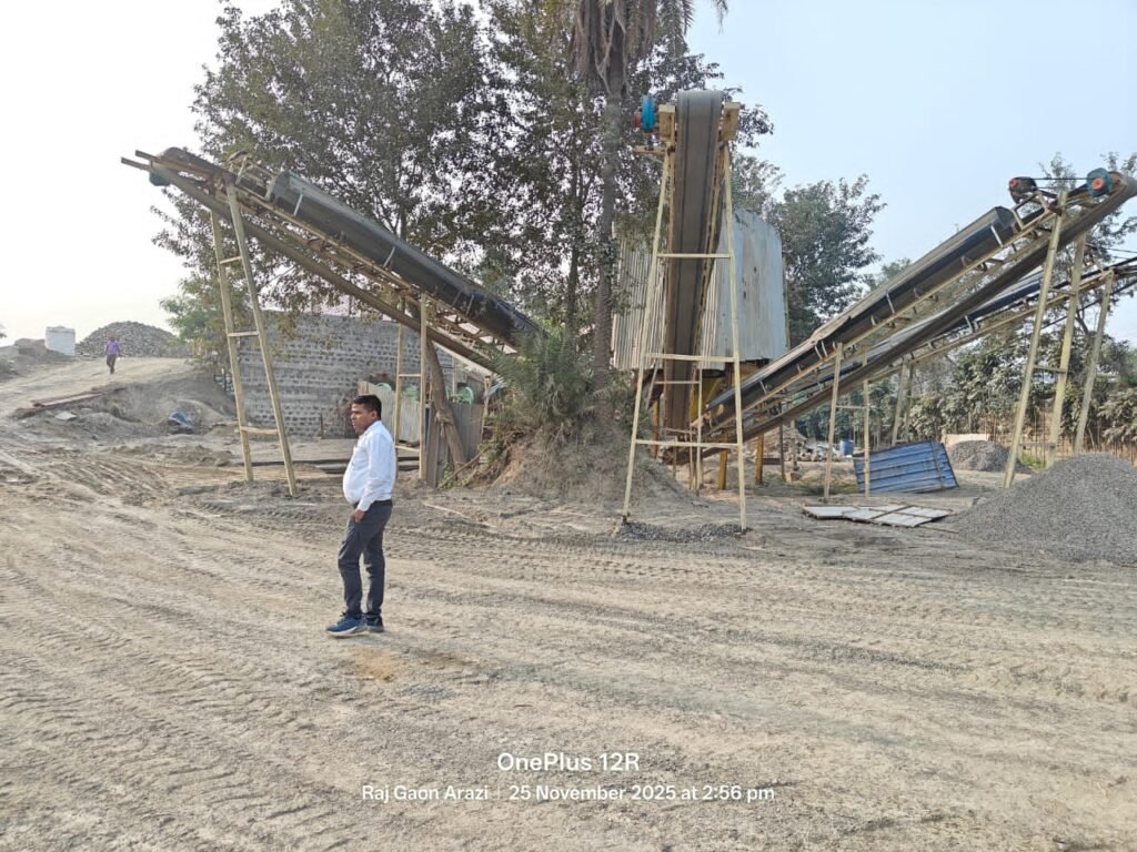 मिर्जाचौकी थाना क्षेत्र के क्रशरों की जांच, खान निरीक्षक ने 30 दिन में मानक पूरा करने का निर्देश