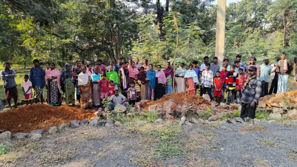 ग्राम सभा से बिना सहमति के पार्क निर्माण का सोलह आना रैयतों ने किया विरोध