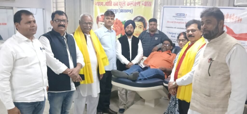 ज्योतिबा फुले की स्मृति में रक्तदान शिविर आयोजित ज्योतिबा फुले की स्मृति में रक्तदान शिविर आयोजित