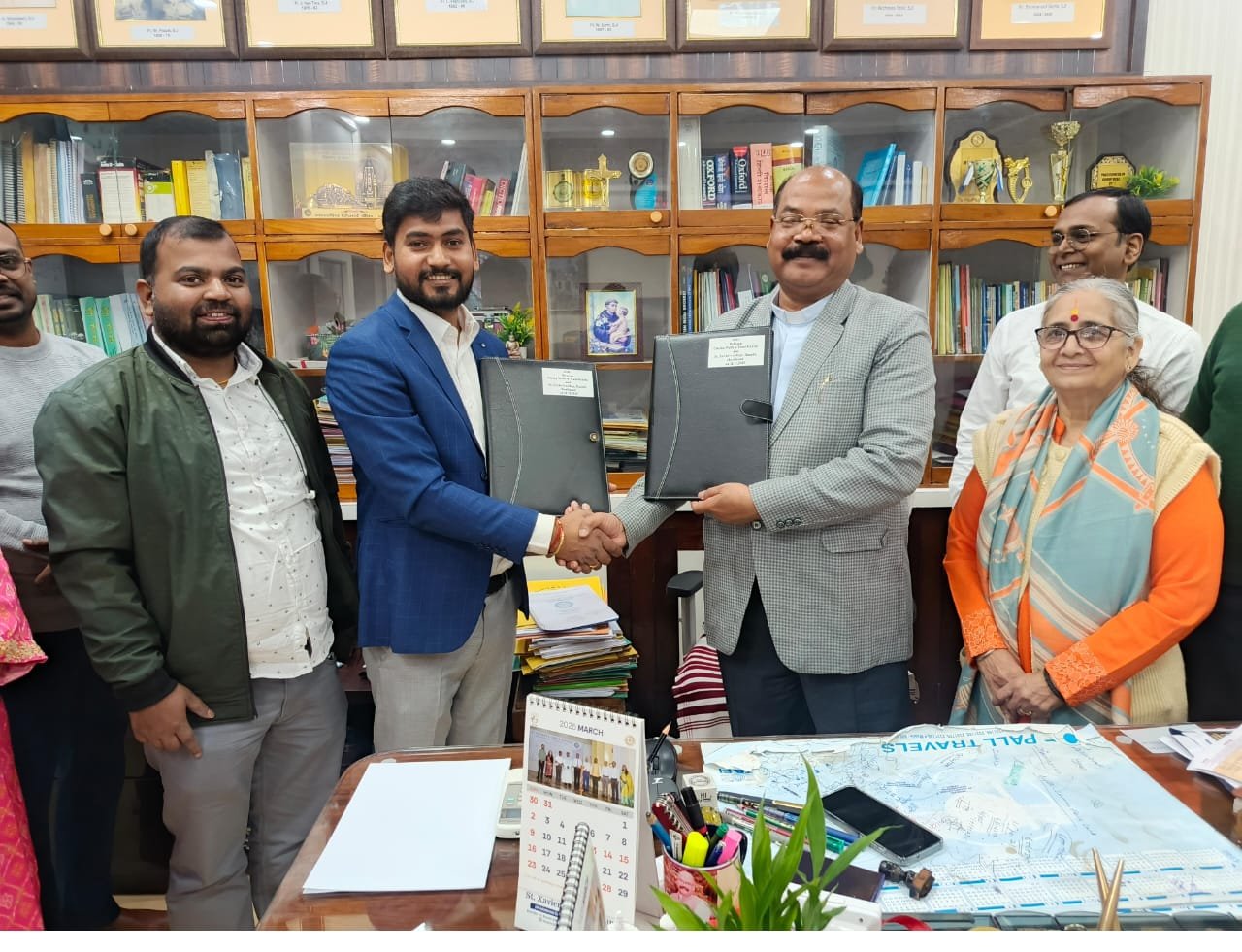 जेवियर्स कॉलेज रांची के छात्र अब चेतना वेलफेयर ट्रस्ट में कर सकेंगे इंटर्नशिप