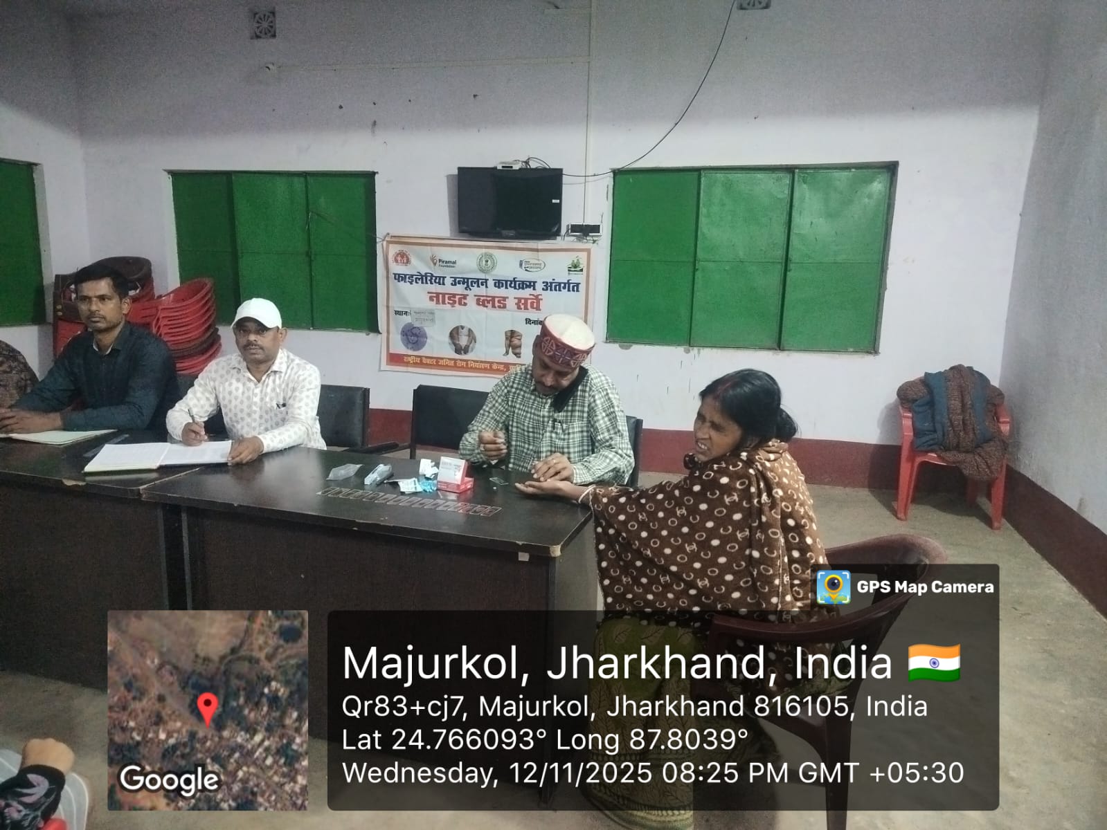 फाइलेरिया उन्मूलन अभियान के तहत किया गया नाइट ब्लड सर्वे