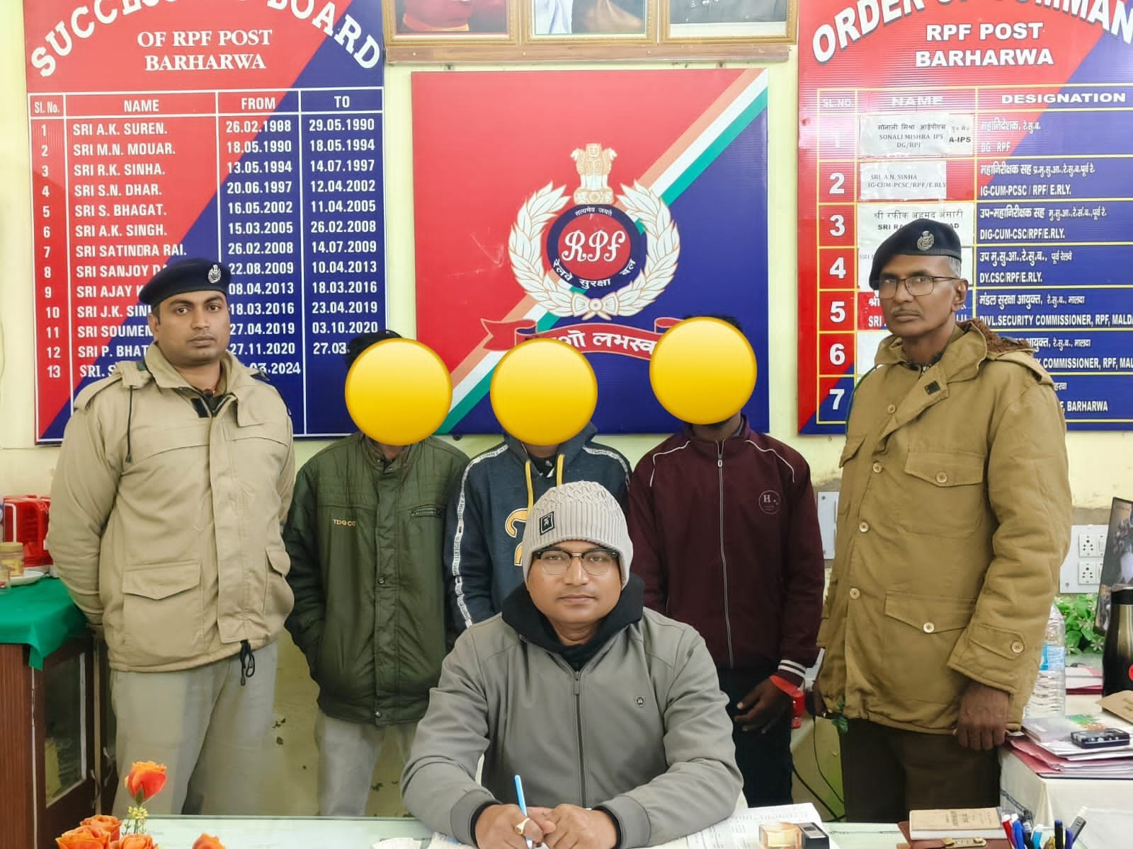 बरहरवा रेलवे स्टेशन पर ‘ऑपरेशन नन्हे फरिश्ते’ के तहत तीन नाबालिग सुरक्षित