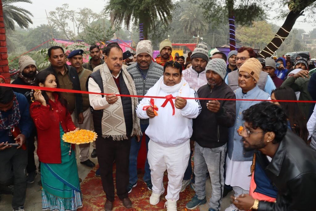 तिलकामांझी उद्यान का विधायक ने किया उद्घाटन।