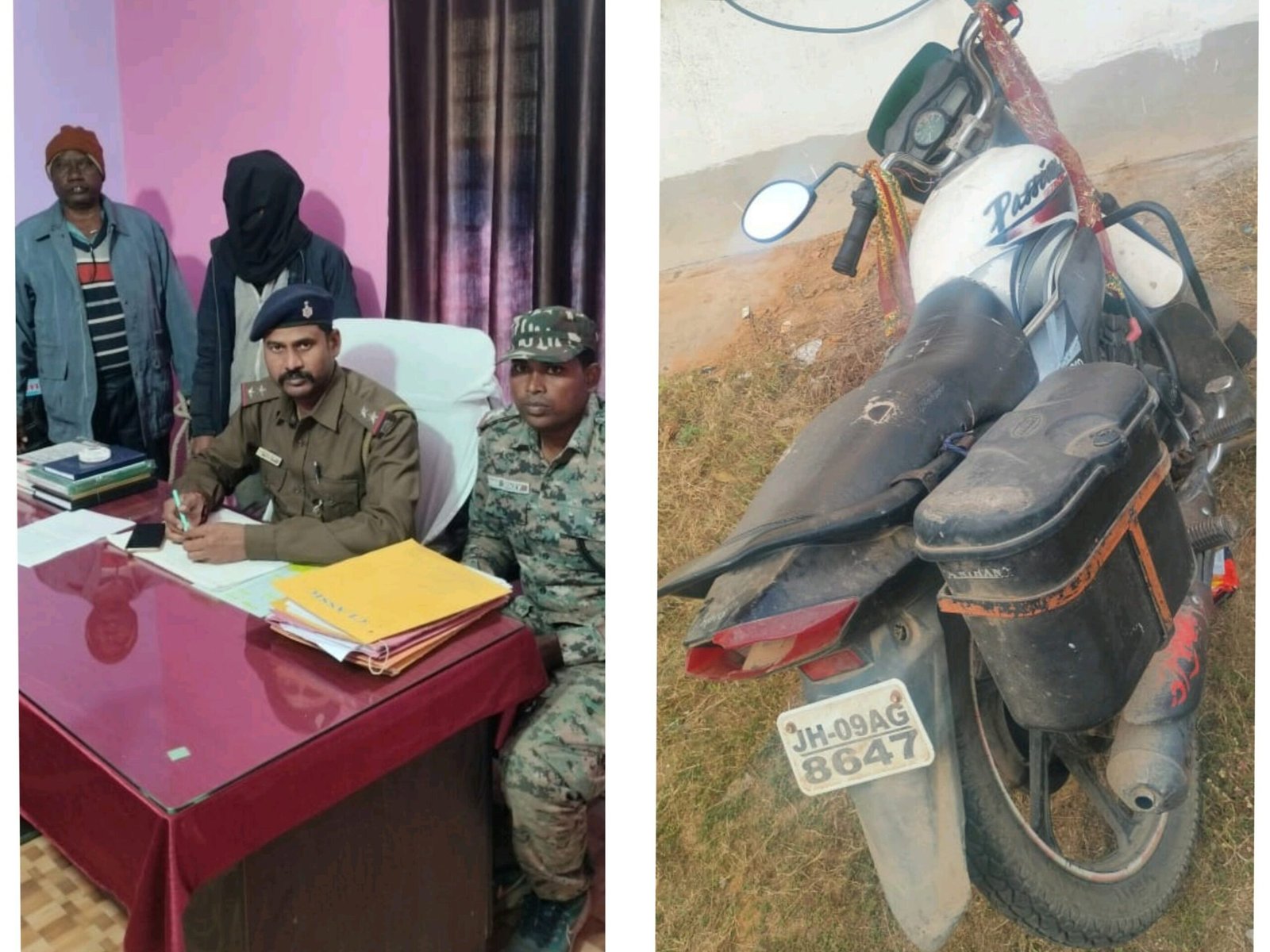 तेनुघाट डैम के पास से चोरी गई पैशन प्रो बाइक बरामद,आरोपी गिरफ्तार तेनुघाट डैम के पास से चोरी गई पैशन प्रो बाइक बरामद,आरोपी गिरफ्तार