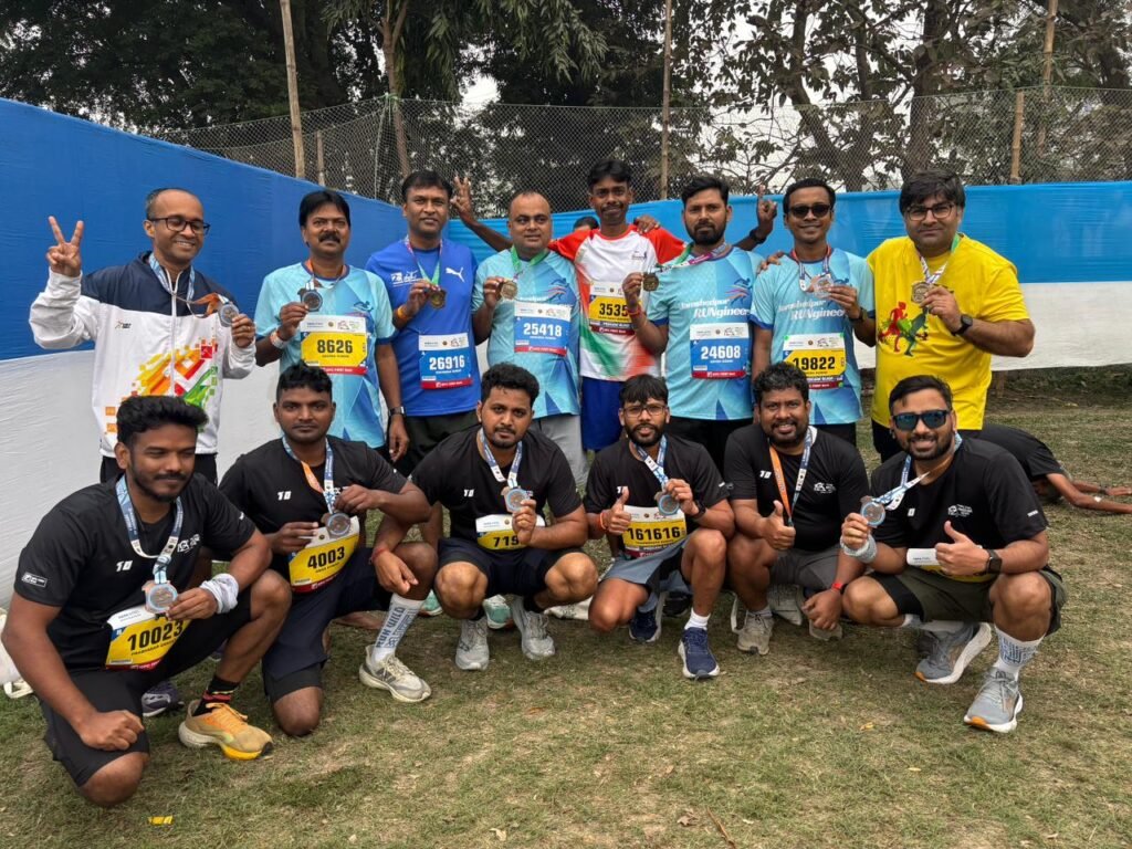 जमशेदपुर रनजीनियर्स ग्रुप लिया वर्ल्ड 25k मैराथन में हिस्सा जमशेदपुर रनजीनियर्स ग्रुप लिया वर्ल्ड 25k मैराथन में हिस्सा