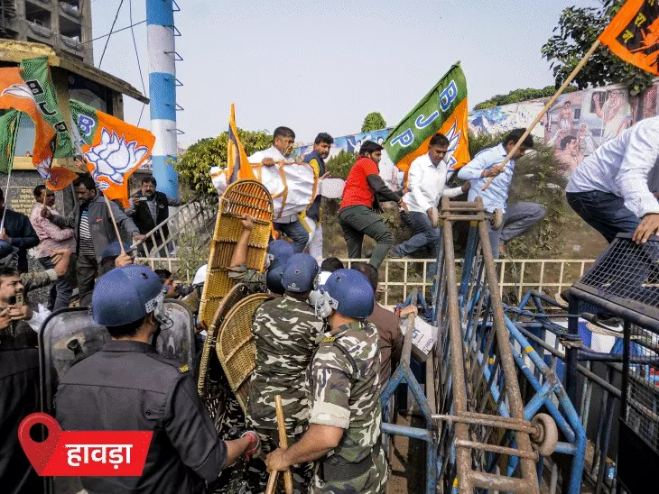 बांग्लादेश में हिंदू युवक की हत्या के विरोध में देशभर में प्रदर्शन,पश्चिम बंगाल में लाठीचार्ज