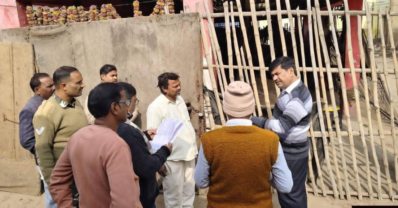 गढ़वा बाजार समिति में अतिक्रमण पर सख्ती, एसडीएम ने दिए विशेष अभियान के निर्देश