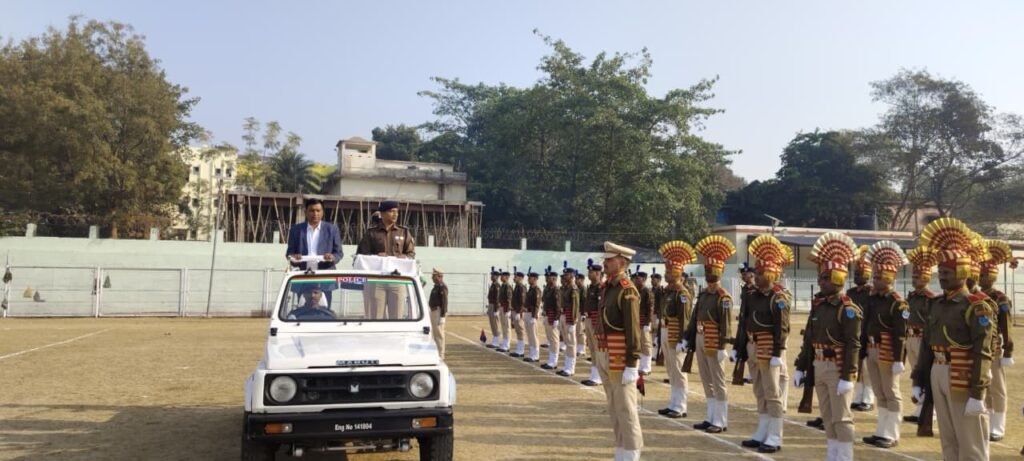 पुलिस अधीक्षक ने गणतंत्र दिवस की अंतिम तैयारियों का लिया जायजा
