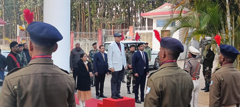 पुलिस अधीक्षक ने गणतंत्र दिवस की अंतिम तैयारियों का लिया जायजा