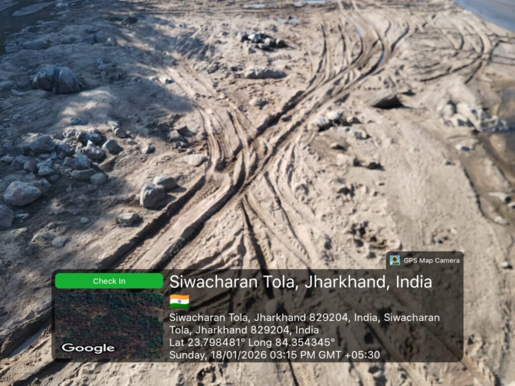 बालू घाटों पर अवैध वसूली जोरों पर, अधिकारी मौन