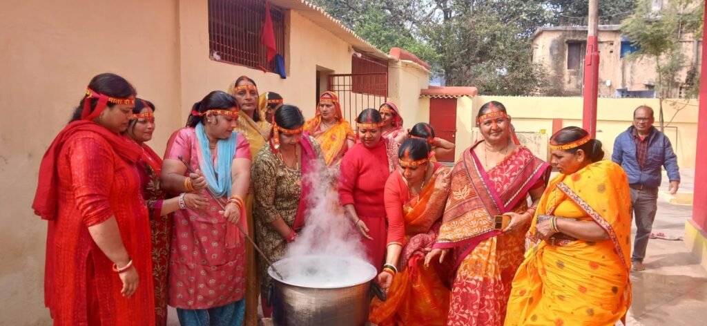 स्वांग में नौ दिवसीय श्री शतचंडी महायज्ञ सम्पन्न के उपरांत माता रानी का चौथारी पूजन किया गया स्वांग में नौ दिवसीय श्री शतचंडी महायज्ञ सम्पन्न के उपरांत माता रानी का चौथारी पूजन किया गया