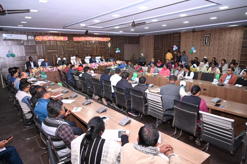 नगरपालिका (आम) निर्वाचन 2026 को लेकर सभी कोषांगों की समीक्षा बैठक आयोजित नगरपालिका (आम) निर्वाचन 2026 को लेकर सभी कोषांगों की समीक्षा बैठक आयोजित