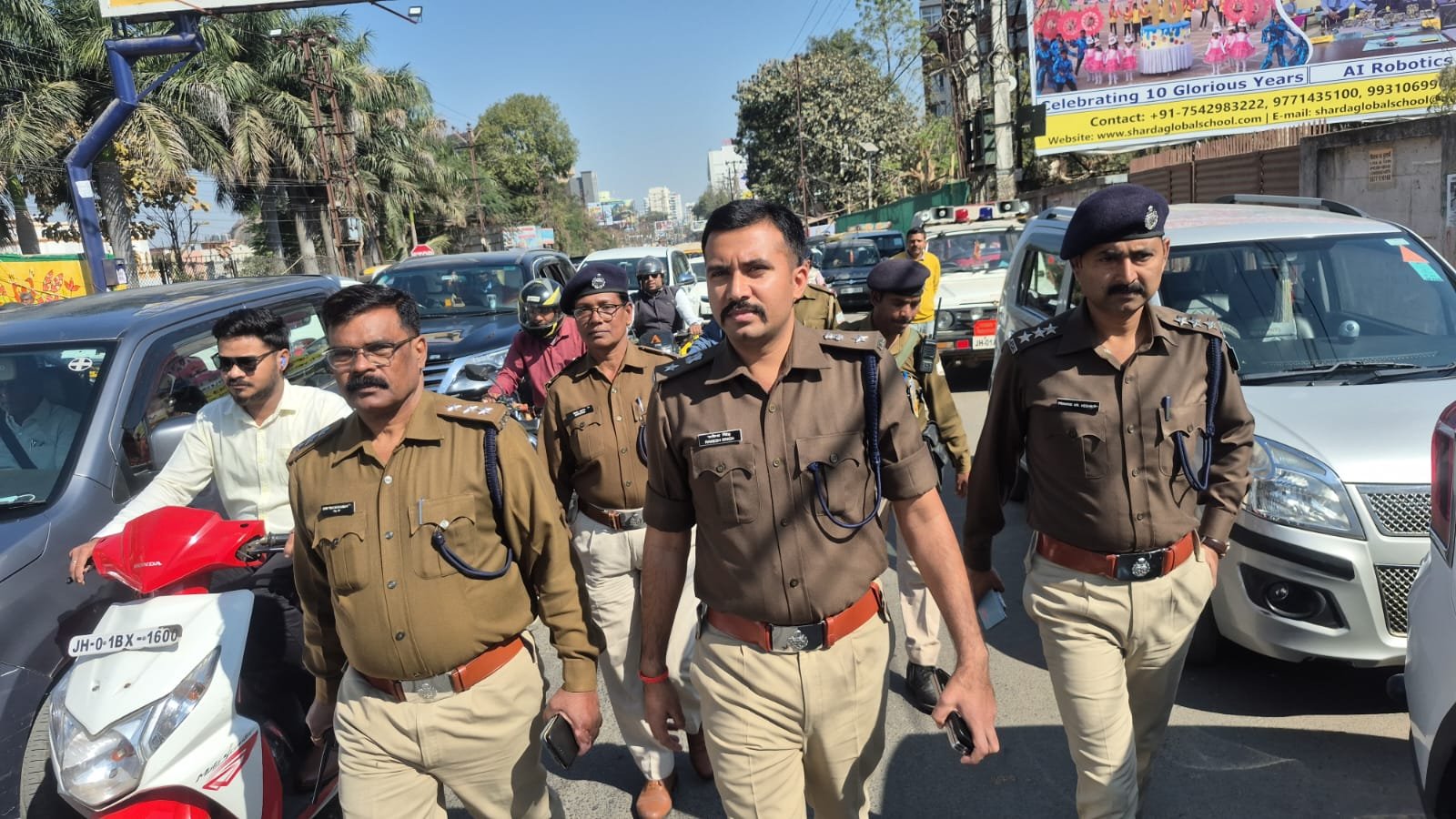 रांची में बोर्ड परीक्षा को लेकर ट्रैफिक व्यवस्था सुदृढ़, परीक्षा केंद्रों का निरीक्षण रांची में बोर्ड परीक्षा को लेकर ट्रैफिक व्यवस्था सुदृढ़, परीक्षा केंद्रों का निरीक्षण