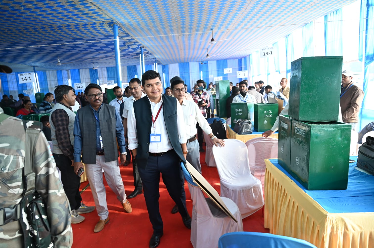 23 फरवरी 2026 को सुबह 7 बजे से मतदान शुरू,42 मतदान केंद्रों के लिए रवाना की गईं पोलिंग पार्टियां