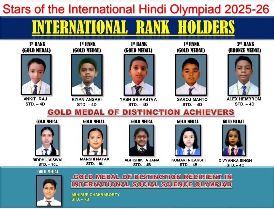 पिट्स मॉडर्न स्कूल के विद्यार्थियों का अंतर्राष्ट्रीय ओलंपियाड में शानदार प्रदर्शन पिट्स मॉडर्न स्कूल के विद्यार्थियों का अंतर्राष्ट्रीय ओलंपियाड में शानदार प्रदर्शन
