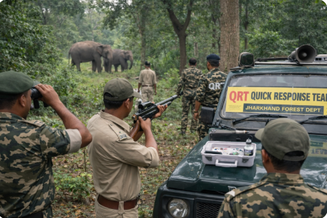 Jharkhand: 18 वन जिलों में एलिफेंट रेस्क्यू सेंटर बनेंगे, मानव-हाथी संघर्ष पर काबू की तैयारी Jharkhand: 18 वन जिलों में एलिफेंट रेस्क्यू सेंटर बनेंगे, मानव-हाथी संघर्ष पर काबू की तैयारी