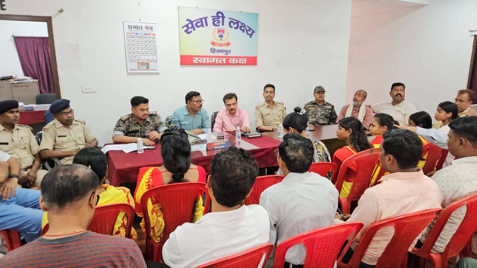 रामनवमी और ईद को लेकर हिरणपुर थाना में शांति समिति की बैठक, सौहार्द बनाए रखने की अपील