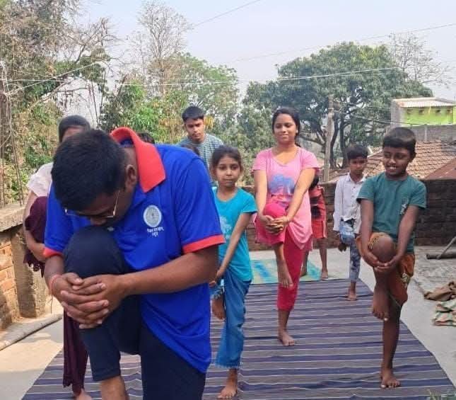 पाकुड़ में आयुष विभाग की पहल सराहनीय,योग शिविरों से बढ़ रही स्वास्थ्य जागरूकता