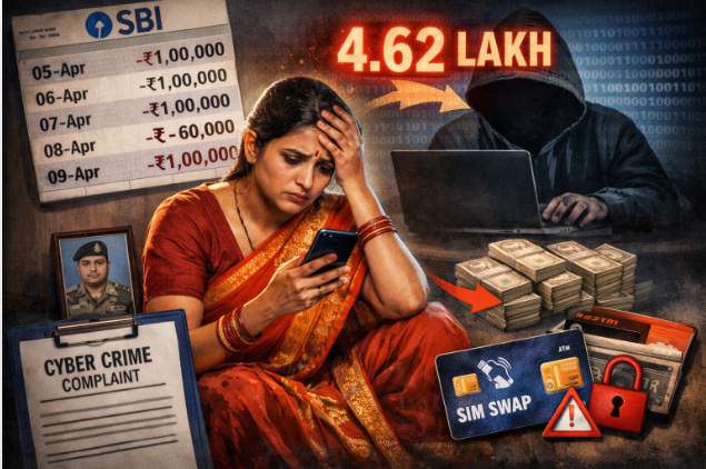 न ओटीपी, न लिंक—फिर भी खाते से उड़े ₹4.62 लाख, गोमिया में साइबर ठगी से मचा हड़कंप न ओटीपी, न लिंक—फिर भी खाते से उड़े ₹4.62 लाख, गोमिया में साइबर ठगी से मचा हड़कंप