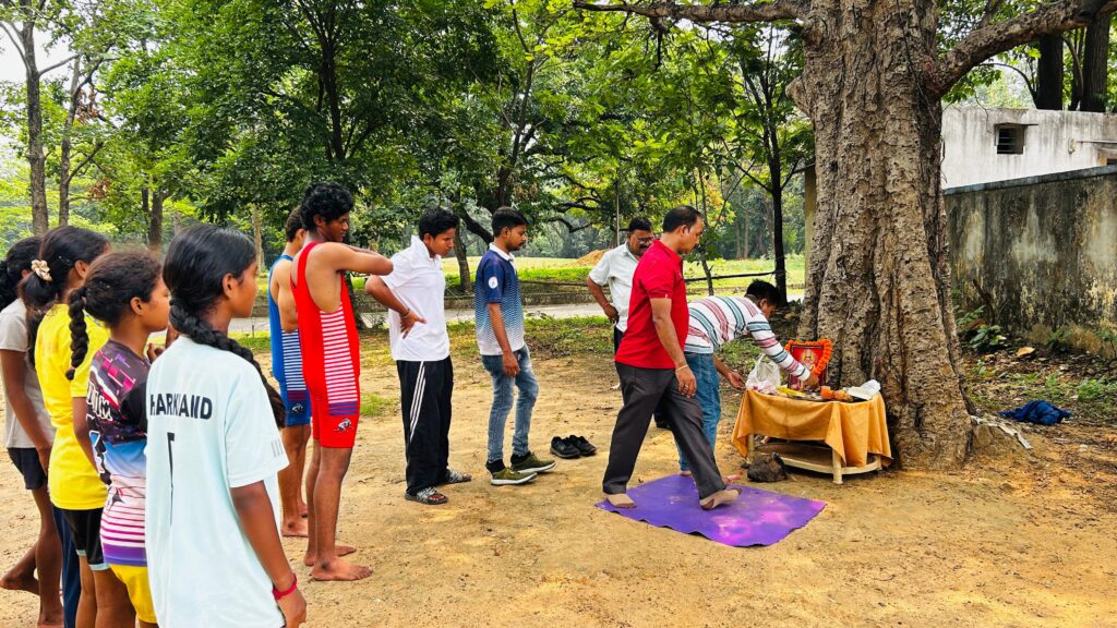 राज्य स्तरीय कुश्ती प्रतियोगिता में भाग लेने के लिए खिलाड़ियों का हुआ चयन