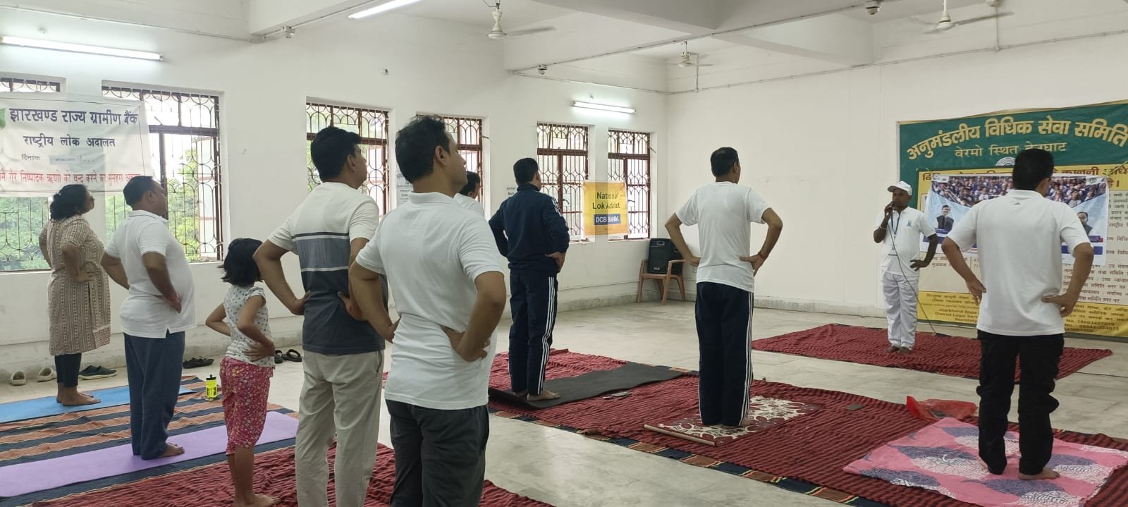 अंतरराष्ट्रीय योग दिवस पर तेनुघाट उपकारा में योग शिविर का आयोजन