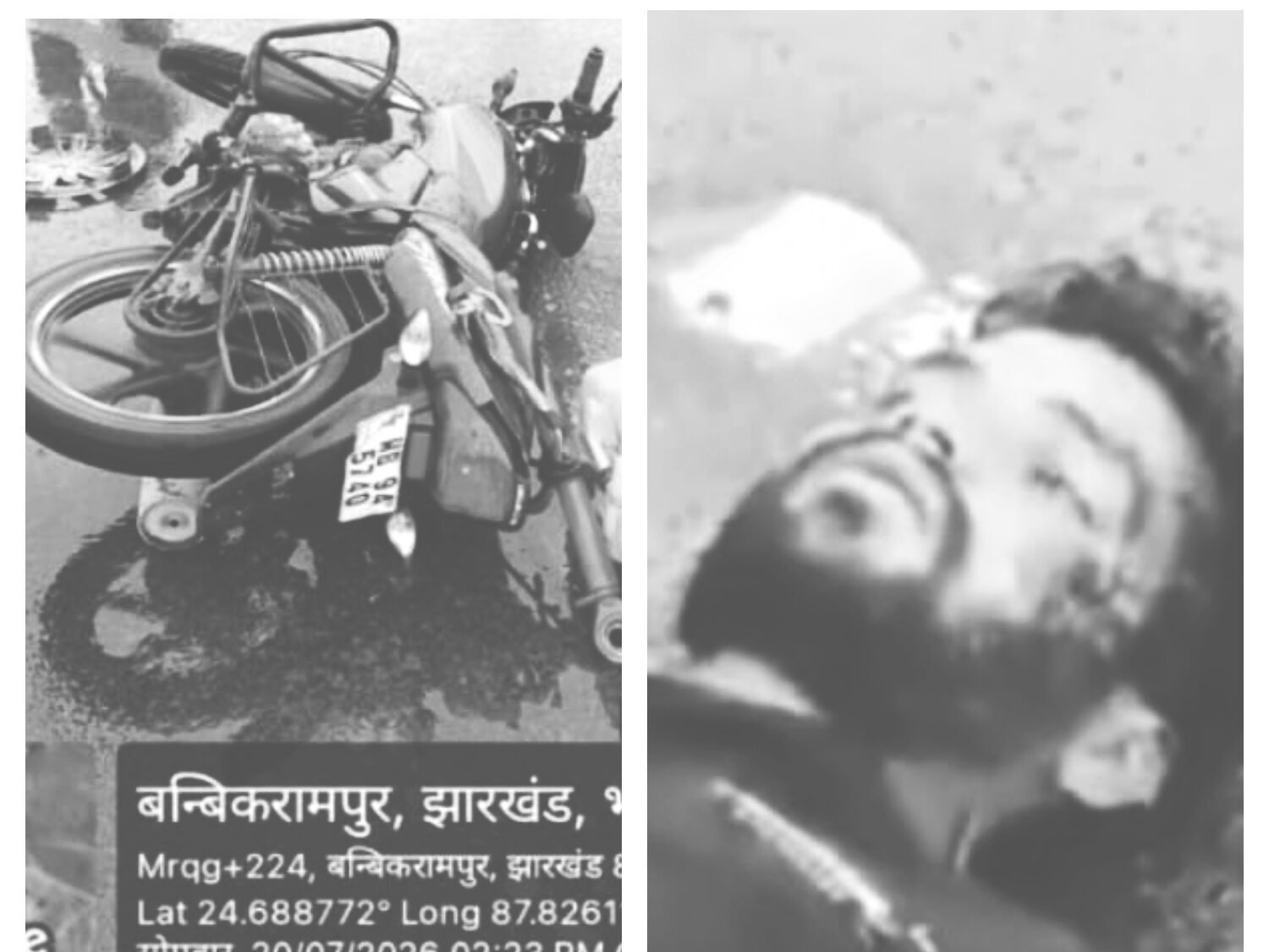 तेज रफ्तार बाइक अनियंत्रित होकर गिरी,चालक गंभीर घायल तेज रफ्तार बाइक अनियंत्रित होकर गिरी,चालक गंभीर घायल