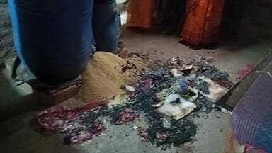 बरहेट के रक्सी गांव में बंद घर में चोरी के बाद आगजनी, नकदी व जेवरात गायब