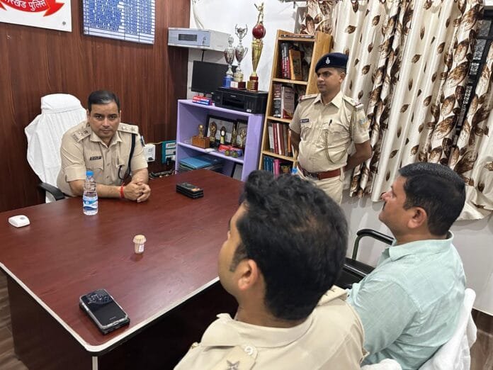कोटालपोखर थाना का वार्षिक निरीक्षण,एसपी ने दिए पारदर्शिता और जवाबदेही के निर्देश