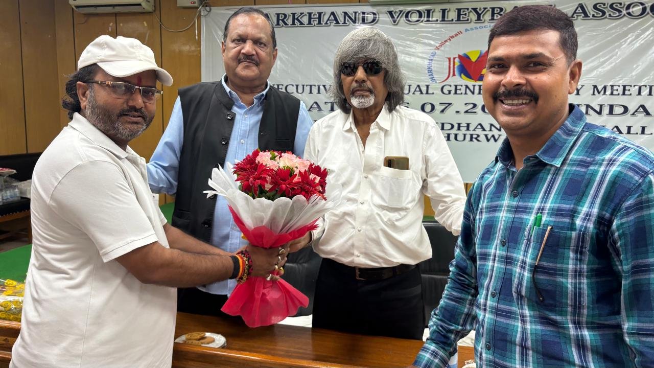 झारखंड वॉलीबॉल एसोसिएशन के उपाध्यक्ष बने पंकज तिवारी, खेल प्रेमियों ने दी शुभकामनाएं