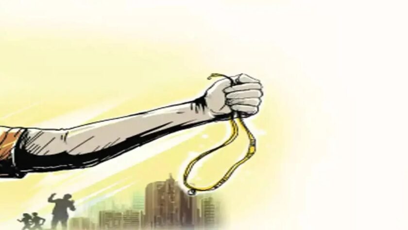 पाकुड़ में बेलगाम अपराध:दिनदहाड़े शिक्षिका से चेन स्नैचिंग, 2 लाख की लूट से दहशत पाकुड़ में बेलगाम अपराध:दिनदहाड़े शिक्षिका से चेन स्नैचिंग, 2 लाख की लूट से दहशत
