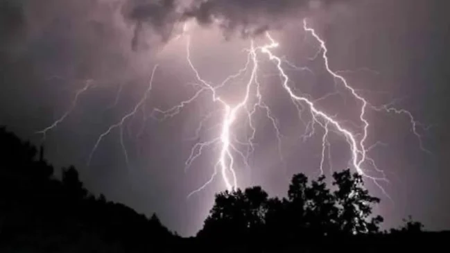 लातेहार में बिजली गिरने से दो किसानों की मौत, खेत में काम कर रही महिला गंभीर लातेहार में बिजली गिरने से दो किसानों की मौत, खेत में काम कर रही महिला गंभीर