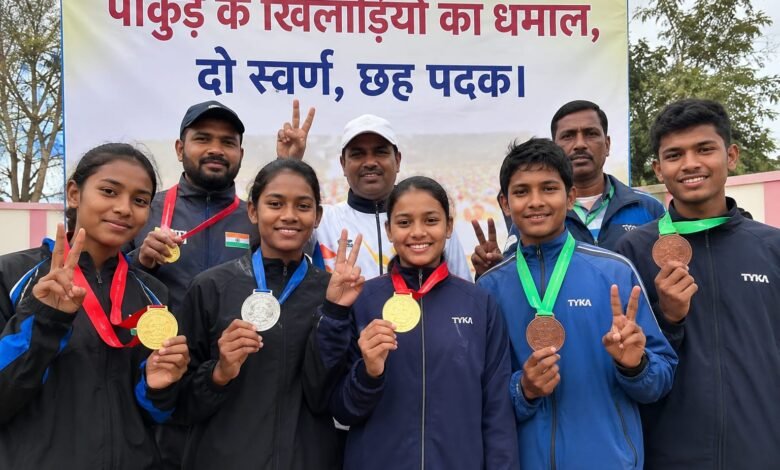 पाकुड़ के खिलाड़ियों का धनबाद में धमाल, पावरलिफ्टिंग-बॉडीबिल्डिंग में 5 ने जीते 6 पदक