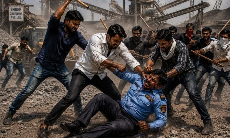 Pakud news:नकाबपोश अपराधियों ने क्रशर प्लांट में मचाया उत्पात Pakud news:नकाबपोश अपराधियों ने क्रशर प्लांट में मचाया उत्पात