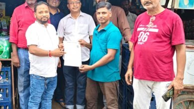 व्यावसायिक संघ के अध्यक्ष पद के लिए मनोज प्रसाद ने दाखिल किया नामांकन
