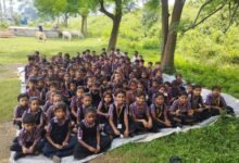 सरस्वती शिशु मंदिर साड़म में धूमधाम से मनाया गया राखी महोत्सव,बच्चों ने बनाई आकर्षक राखियां