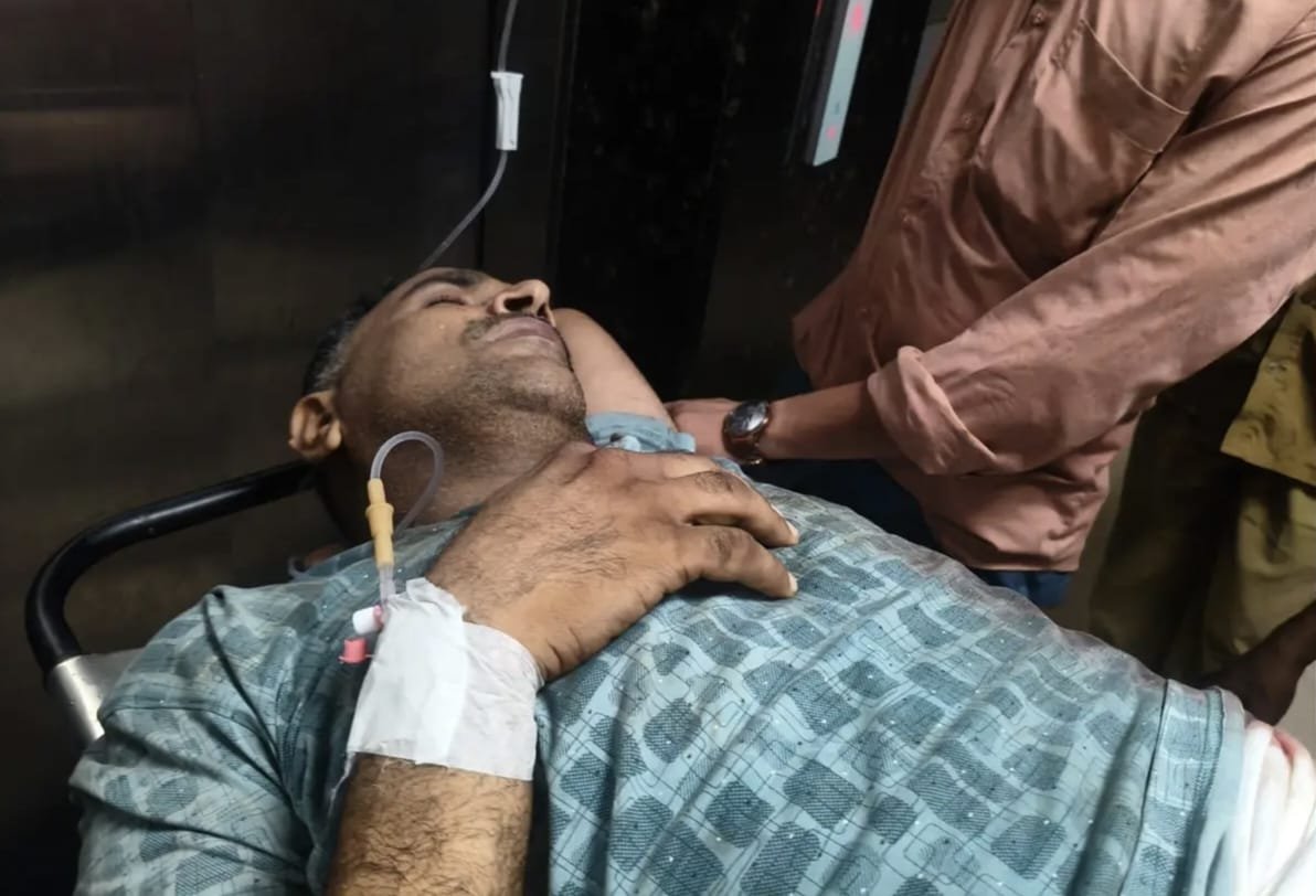 चाकू से घायल एएसआई का सफल ऑपरेशन,आईसीयू में चल रहा इलाज