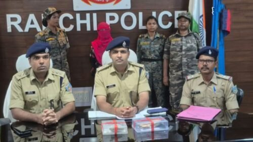जुमार पुल बस स्टैंड से 89.32 ग्राम ब्राउन शुगर के साथ महिला गिरफ्तार