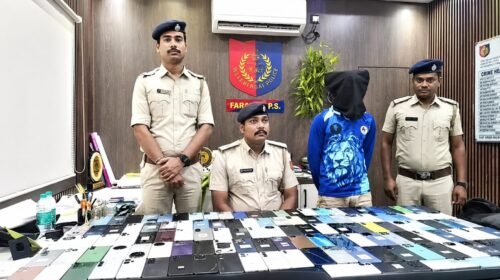 133 मोबाइल फोन के साथ युवक गिरफ्तार,साहिबगंज के रास्ते बांग्लादेश भेजने की थी तैयारी