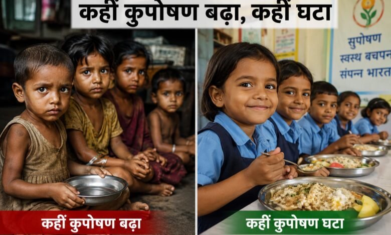 संताल परगना में बच्चों के पोषण की स्थिति चिंताजनक,पाकुड़ में हर दो में से एक बच्चा कम वजन का