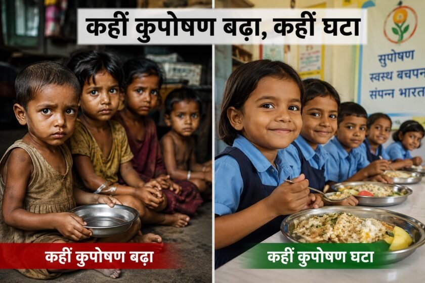 संताल परगना में बच्चों के पोषण की स्थिति चिंताजनक,पाकुड़ में हर दो में से एक बच्चा कम वजन का