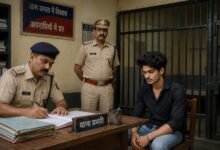 हथियार के साथ फोटो वायरल होने पर पुलिस की कार्रवाई,महाराजपुर से युवक हिरासत में AI photo