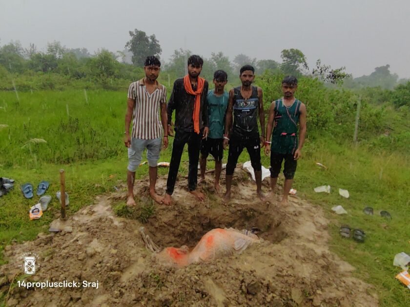 गोमिया में बछड़े की मौत के बाद गौ रक्षक दल ने कराया अंतिम संस्कार गोमिया में बछड़े की मौत के बाद गौ रक्षक दल ने कराया अंतिम संस्कार