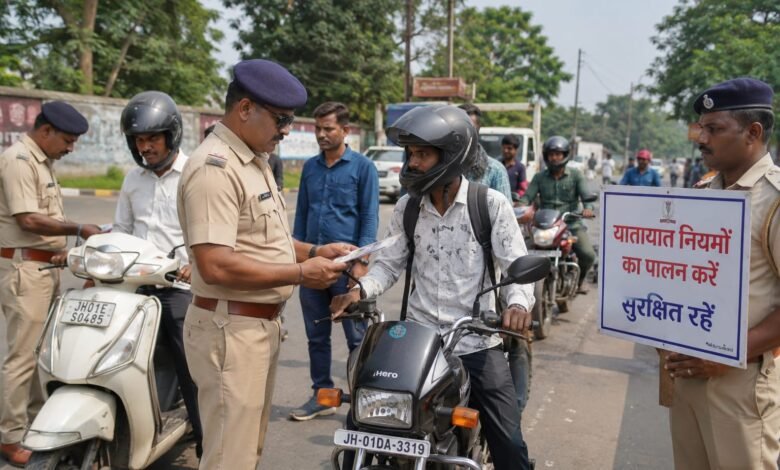 पाकुड़िया में चला सघन वाहन जांच अभियान, हेलमेट और जरूरी कागजात की हुई जांच पाकुड़िया में चला सघन वाहन जांच अभियान, हेलमेट और जरूरी कागजात की हुई जांच