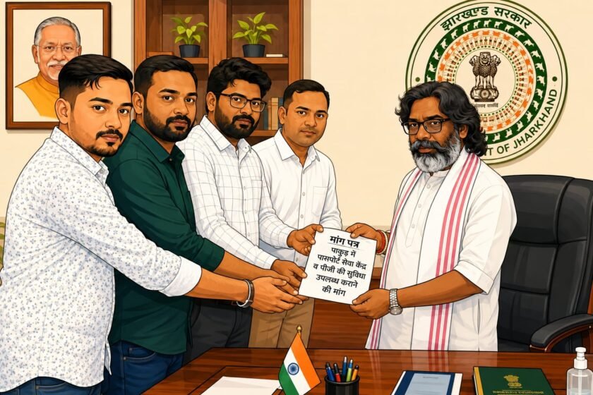 पाकुड़ में पासपोर्ट सेवा केंद्र और KKM कॉलेज में PG शुरू करने की मांग, CM हेमंत सोरेन से मिले नेता
