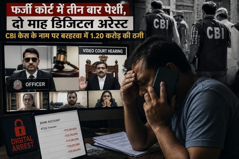 बरहरवा में 1.20 करोड़ की साइबर ठगी, सीबीआई अफसर बनकर ‘डिजिटल अरेस्ट’ में फंसाया बरहरवा में 1.20 करोड़ की साइबर ठगी, सीबीआई अफसर बनकर ‘डिजिटल अरेस्ट’ में फंसाया