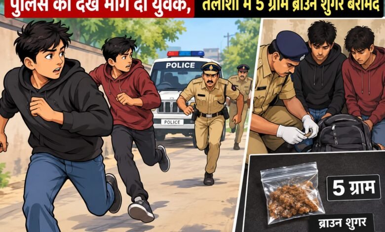 हिरणपुर में ब्राउन शुगर के साथ दो युवक गिरफ्तार,बिना नंबर बाइक भी जब्त