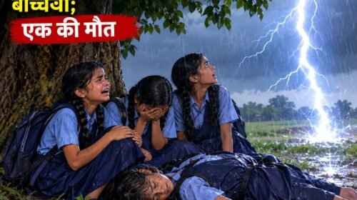 लिट्टीपाड़ा में वज्रपात का कहर: पेड़ के नीचे बैठी 14 वर्षीय बच्ची की मौत, साथी गंभीर