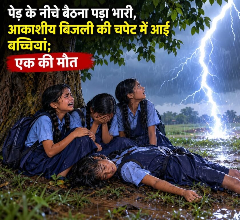 लिट्टीपाड़ा में वज्रपात का कहर: पेड़ के नीचे बैठी 14 वर्षीय बच्ची की मौत, साथी गंभीर